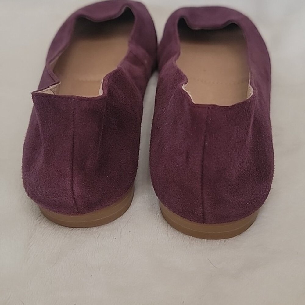 J. Jill Maroon Flats Size 9 - Picture 5 of 9